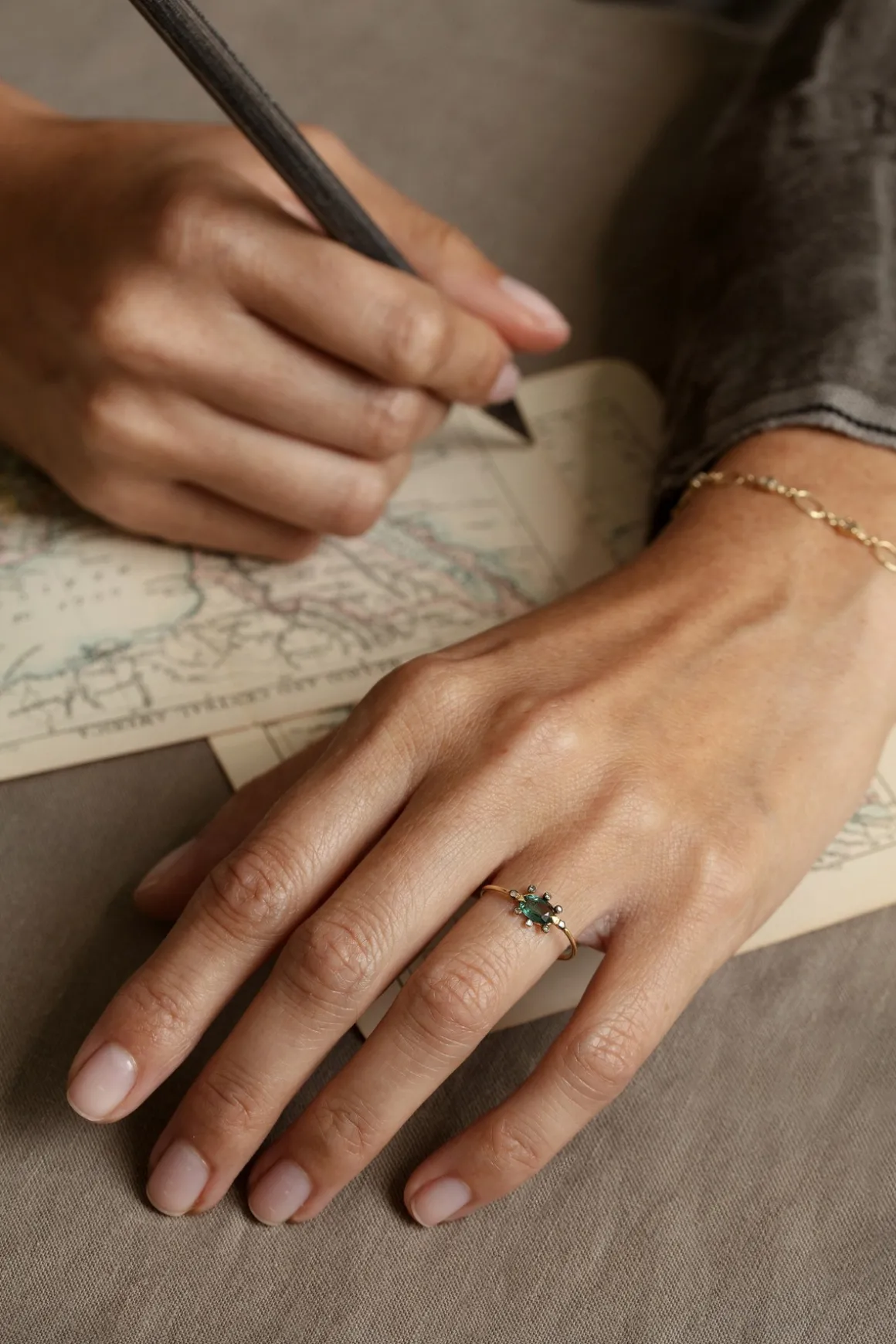 Bague Flora sap.