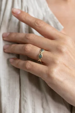 Bague Folk turquoise