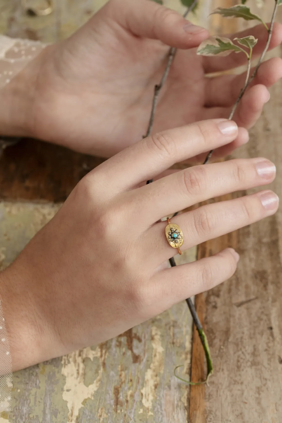 Bague Naël turquoise