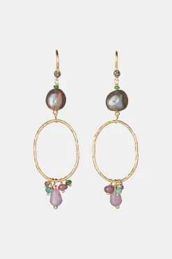 Boucles Amma violet