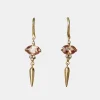 Boucles Finn garnet