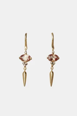Boucles Finn garnet