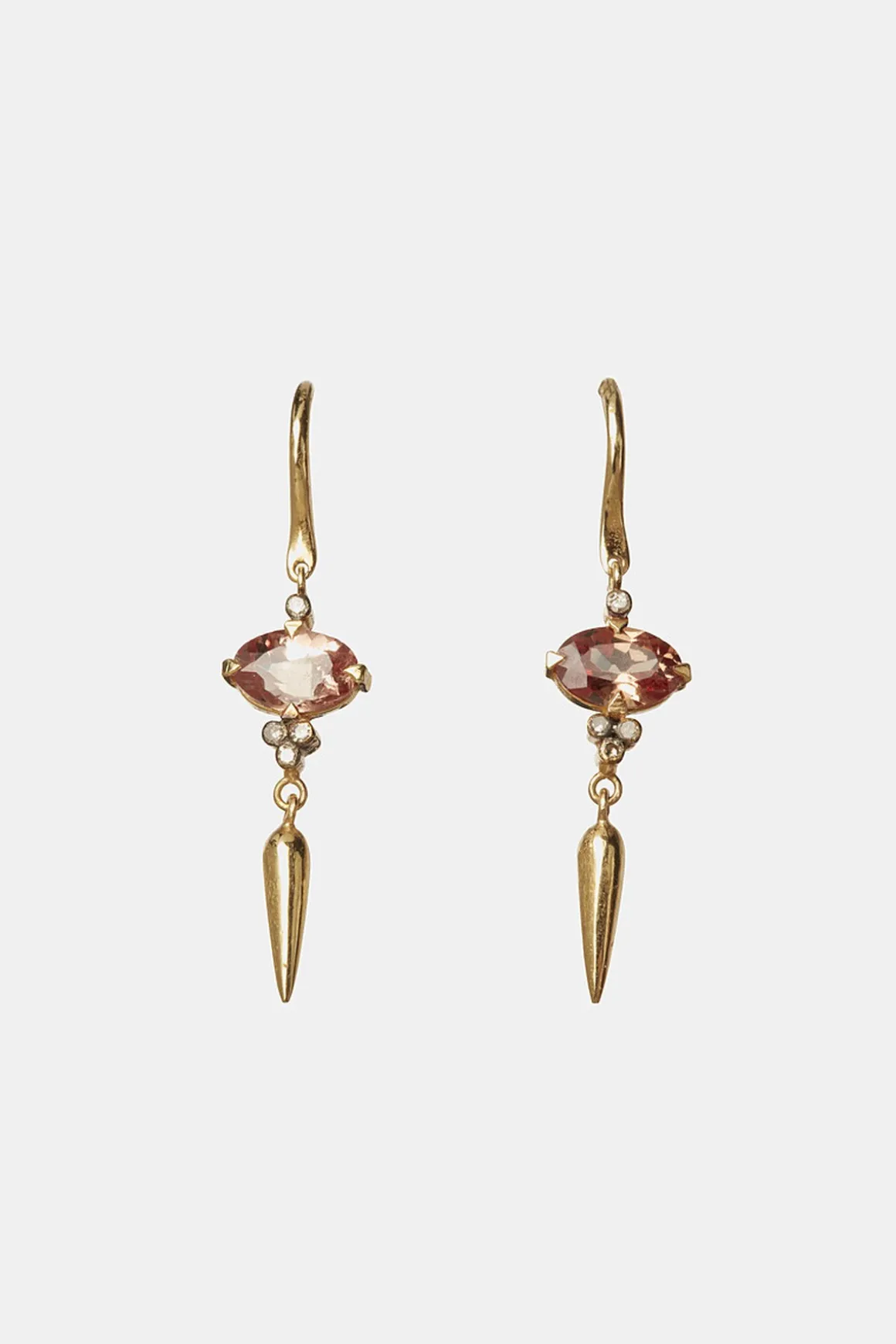 Boucles Finn garnet