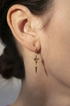 Boucles Finn garnet