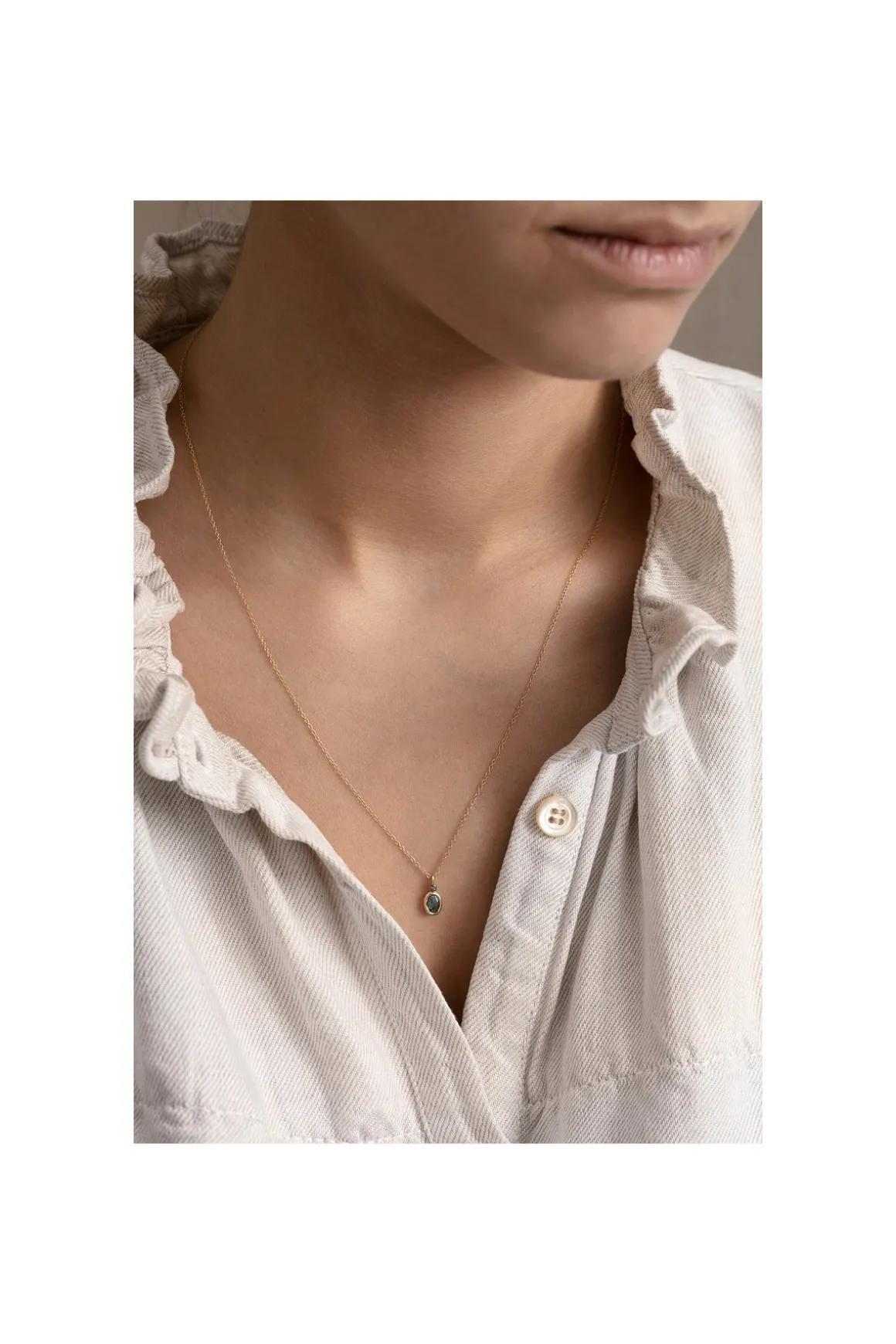 Collier Aby blue
