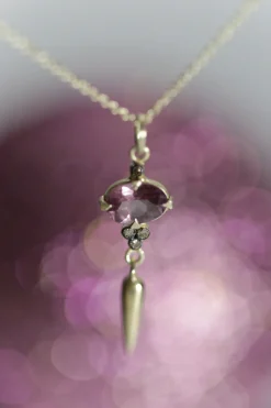 Collier Fiona garnet