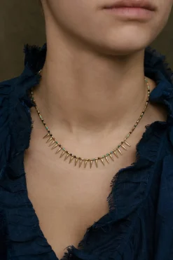 Collier Hawk turquoise