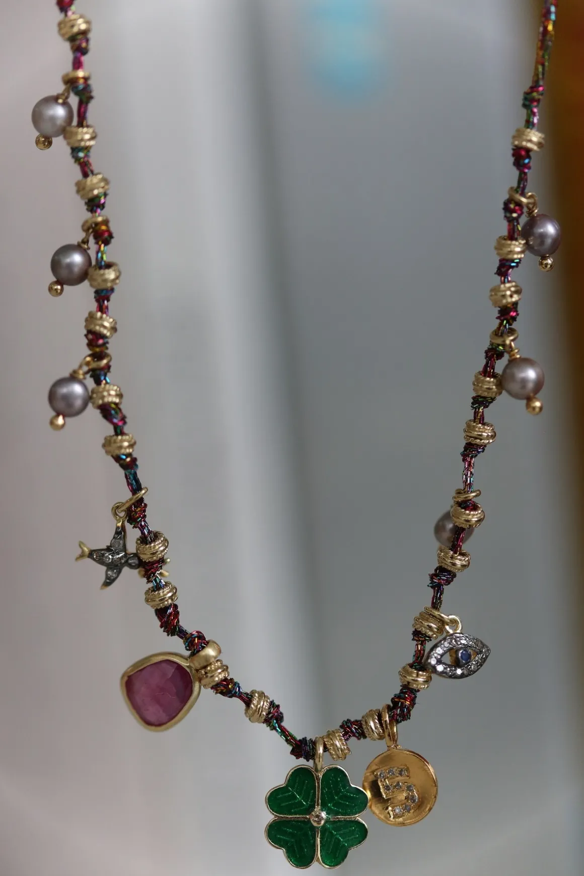 Collier June pink