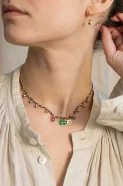 Collier June pink