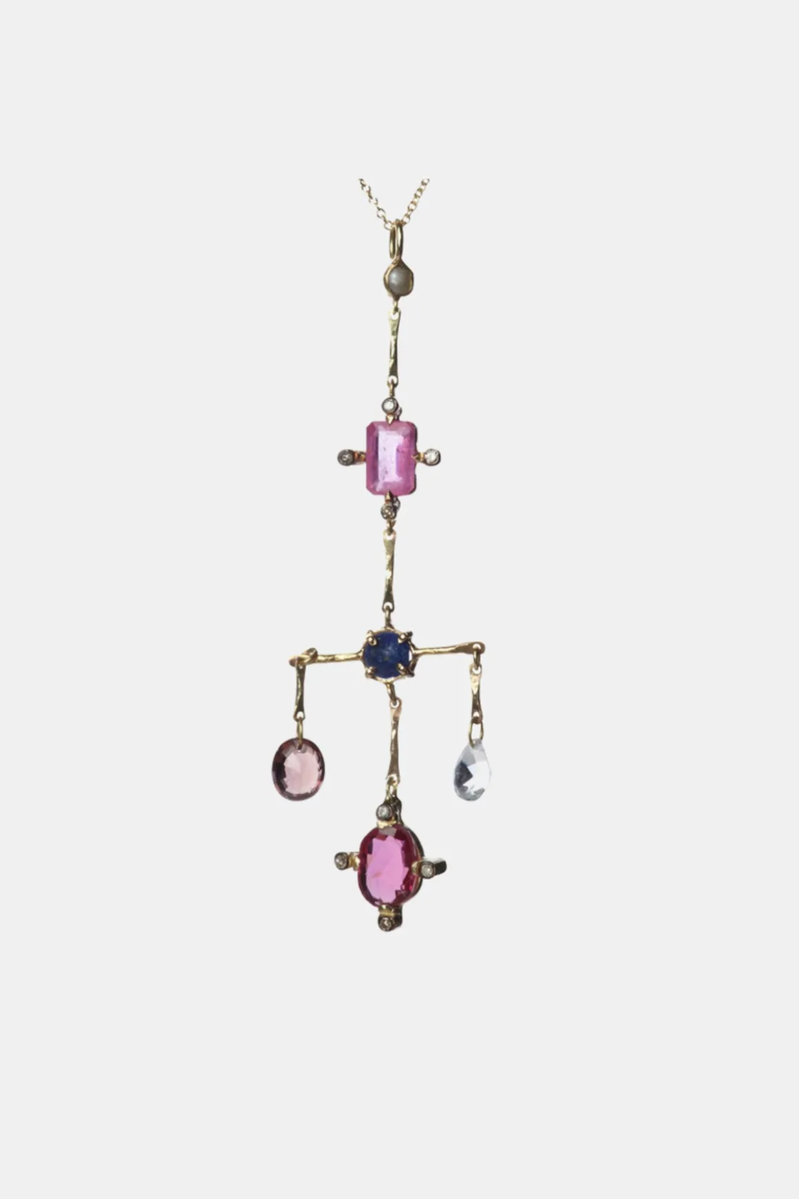 Collier Scotty pink